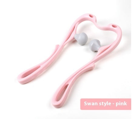 Six-wheel Manual Neck Massager ( Neck-Pain Reliever Roller Massage Tool )