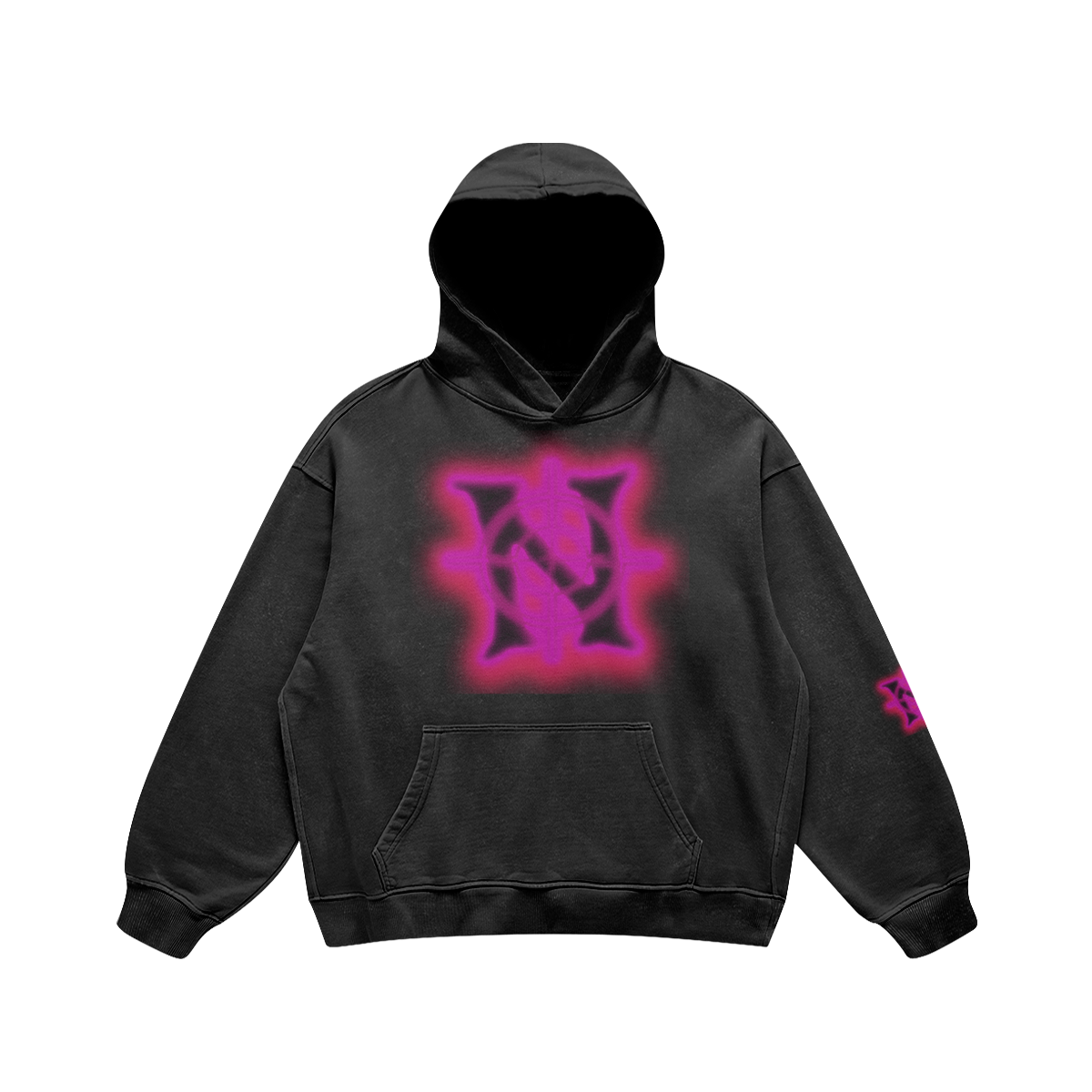Spray Paint Logo Hoodie