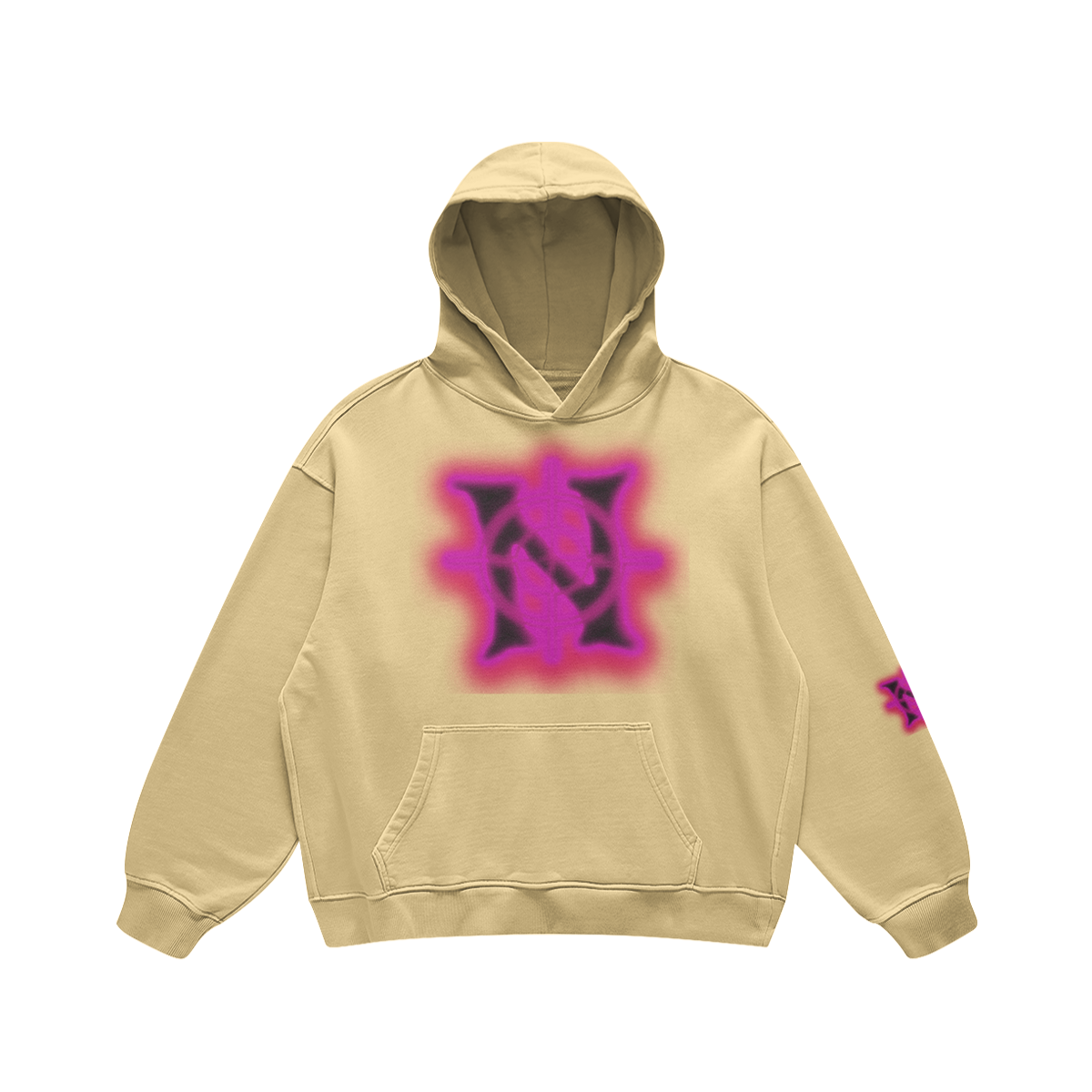 Spray Paint Logo Hoodie