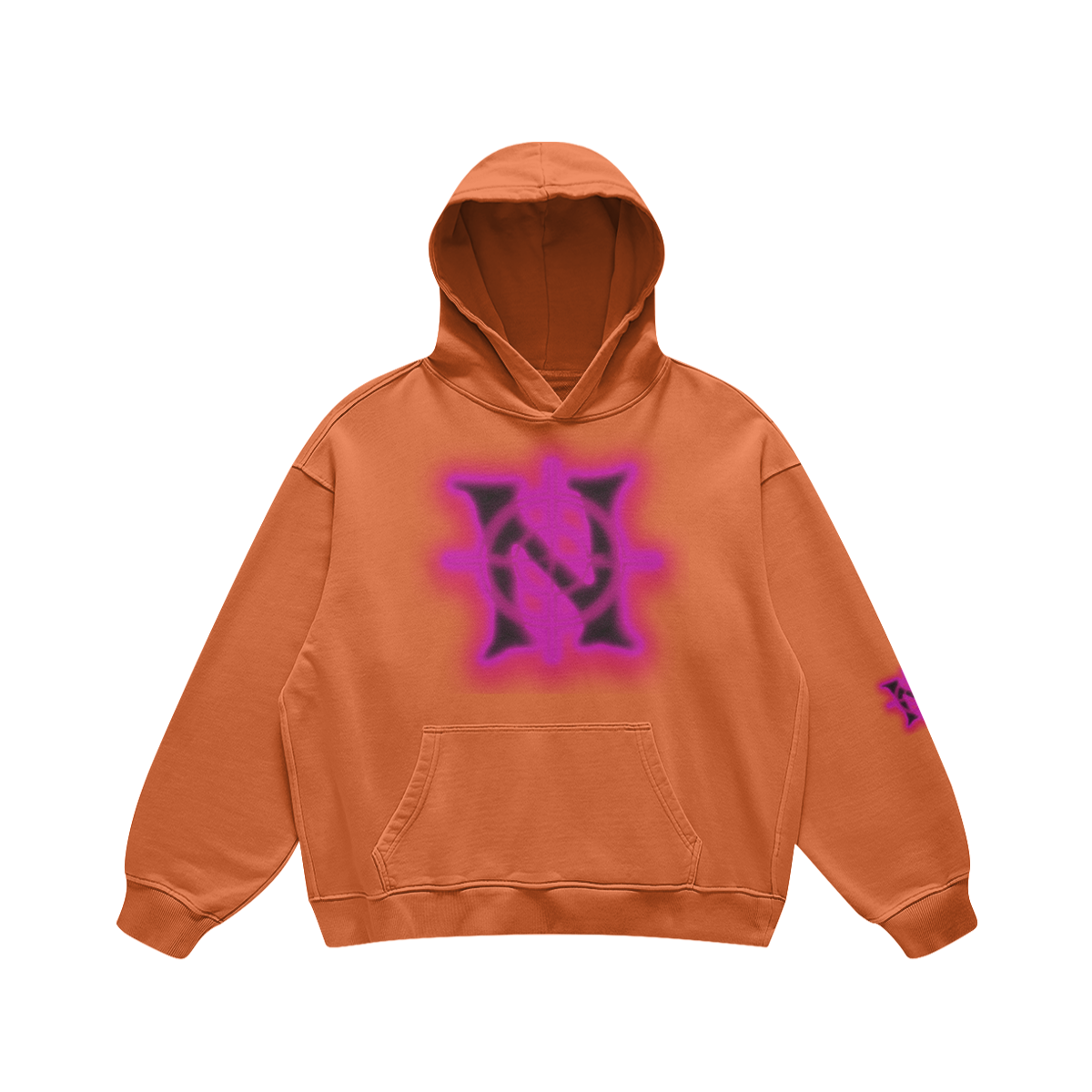 Spray Paint Logo Hoodie