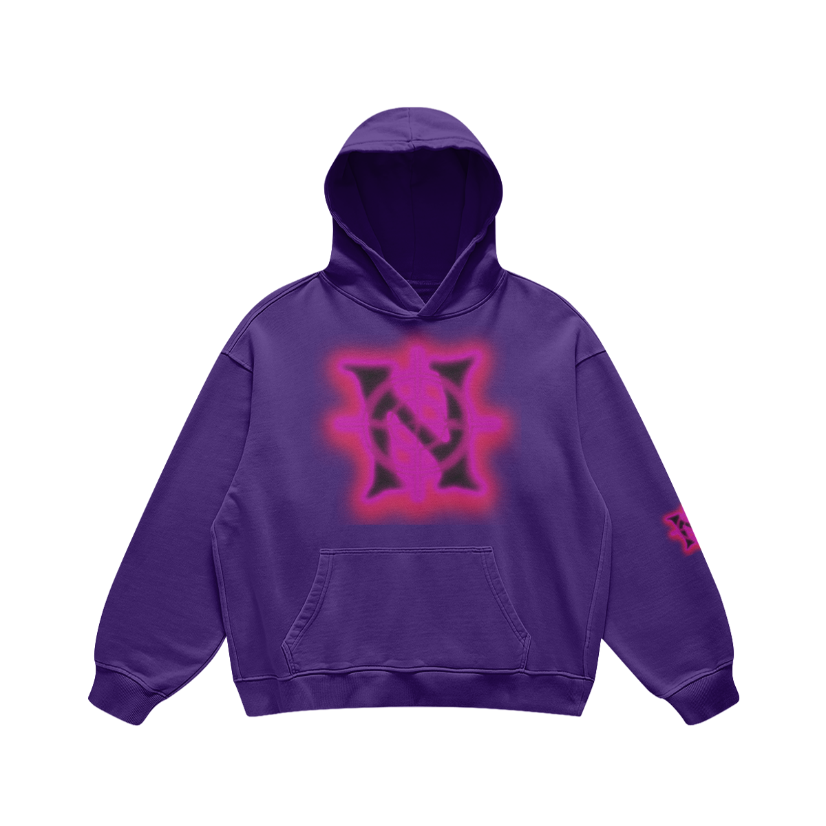 Spray Paint Logo Hoodie