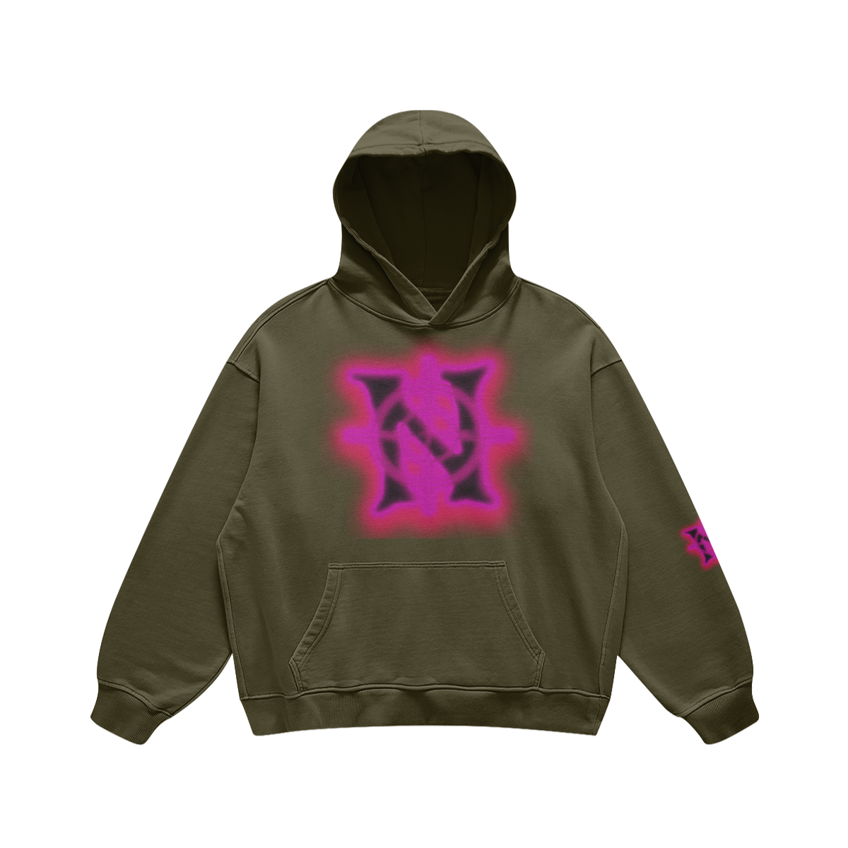 Spray Paint Logo Hoodie