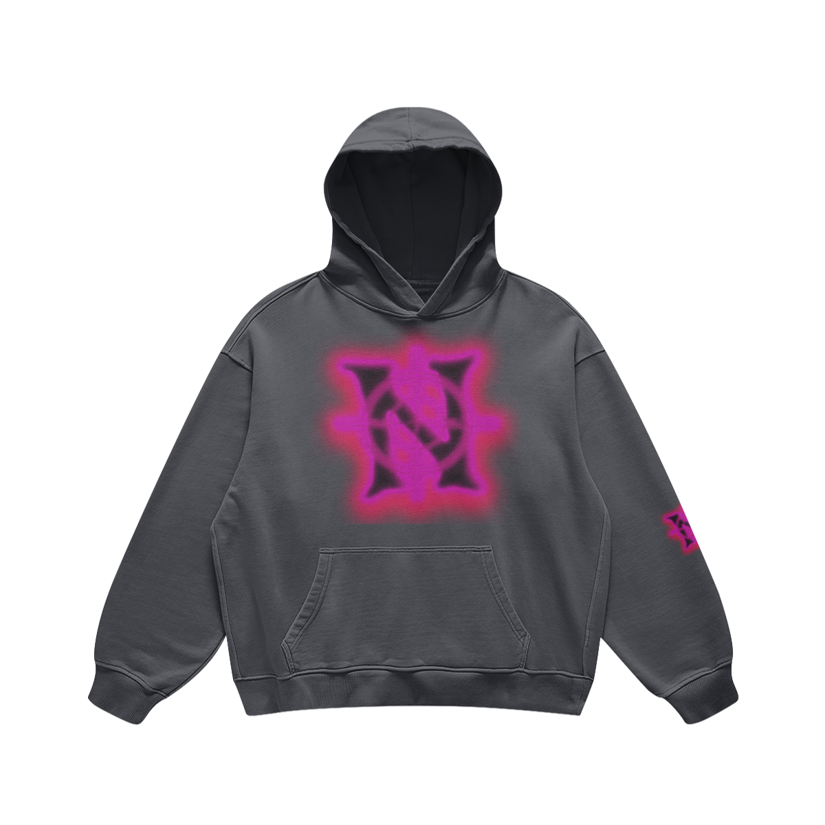 Spray Paint Logo Hoodie