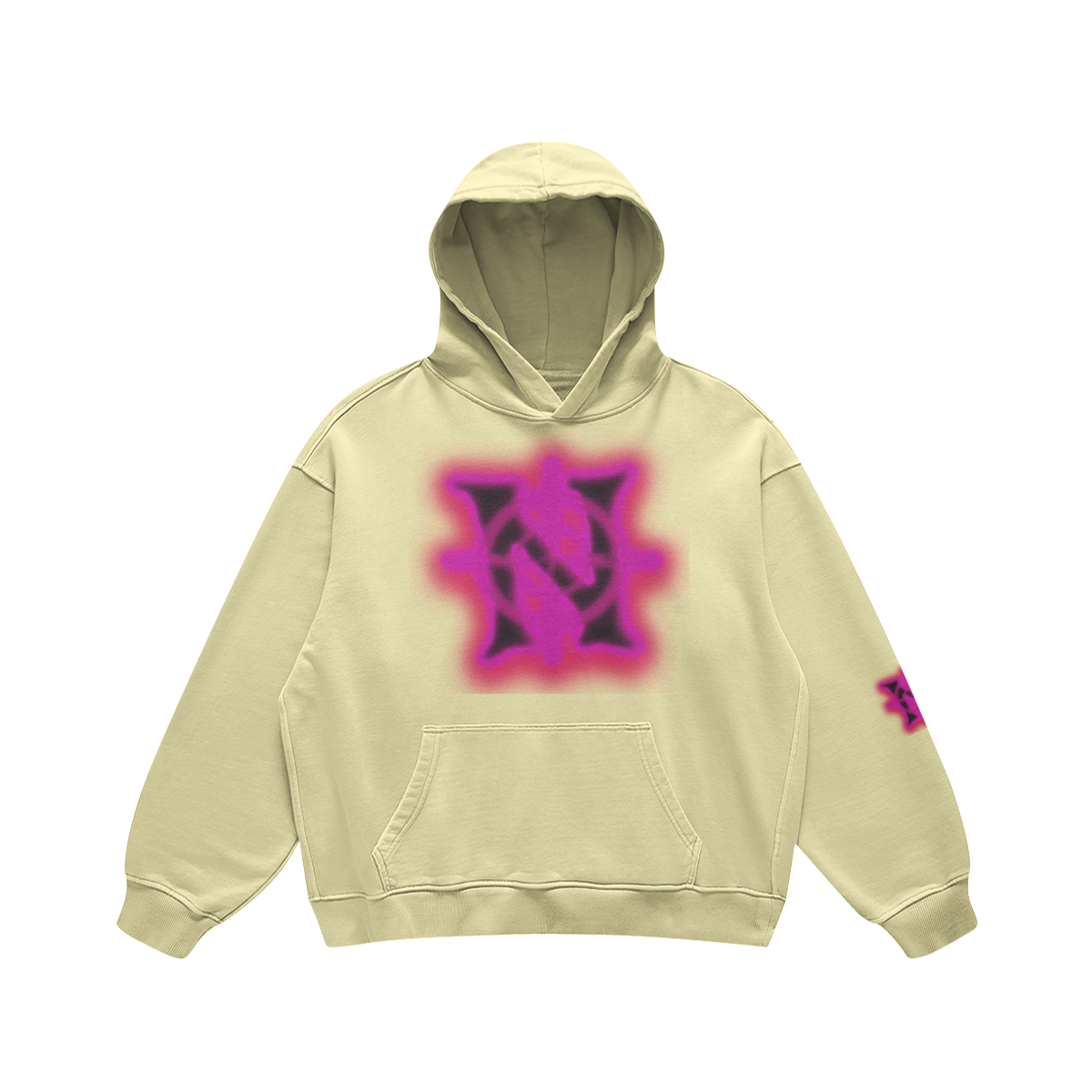Spray Paint Logo Hoodie
