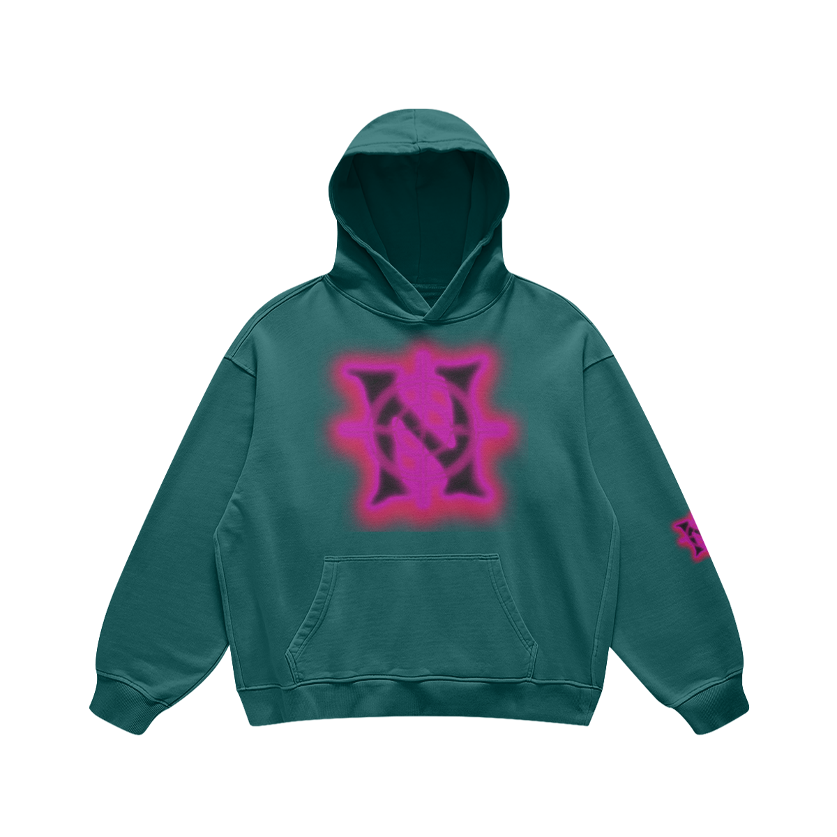 Spray Paint Logo Hoodie
