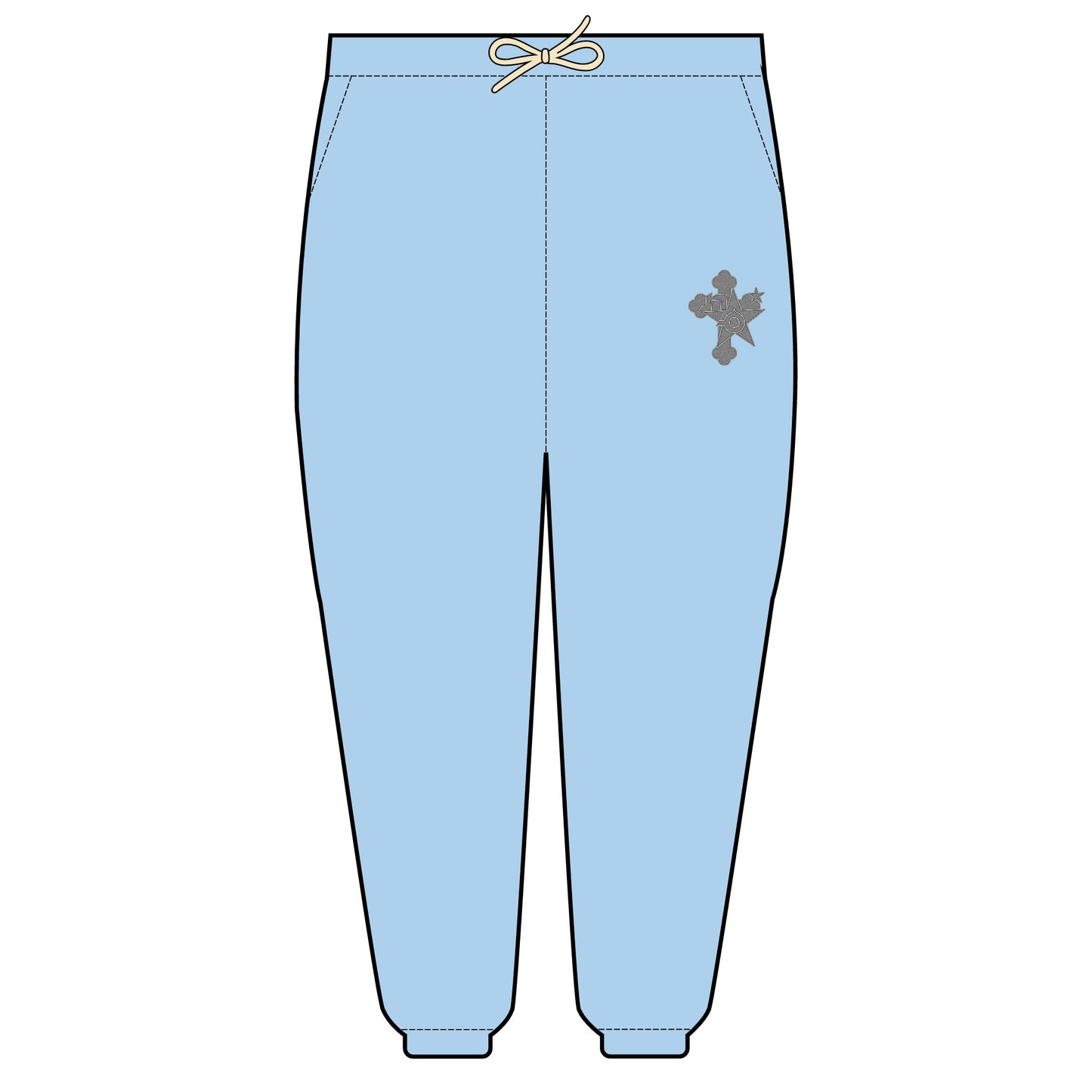 Unisex Garment-Dyed Lightweight Fleece Sweatpants